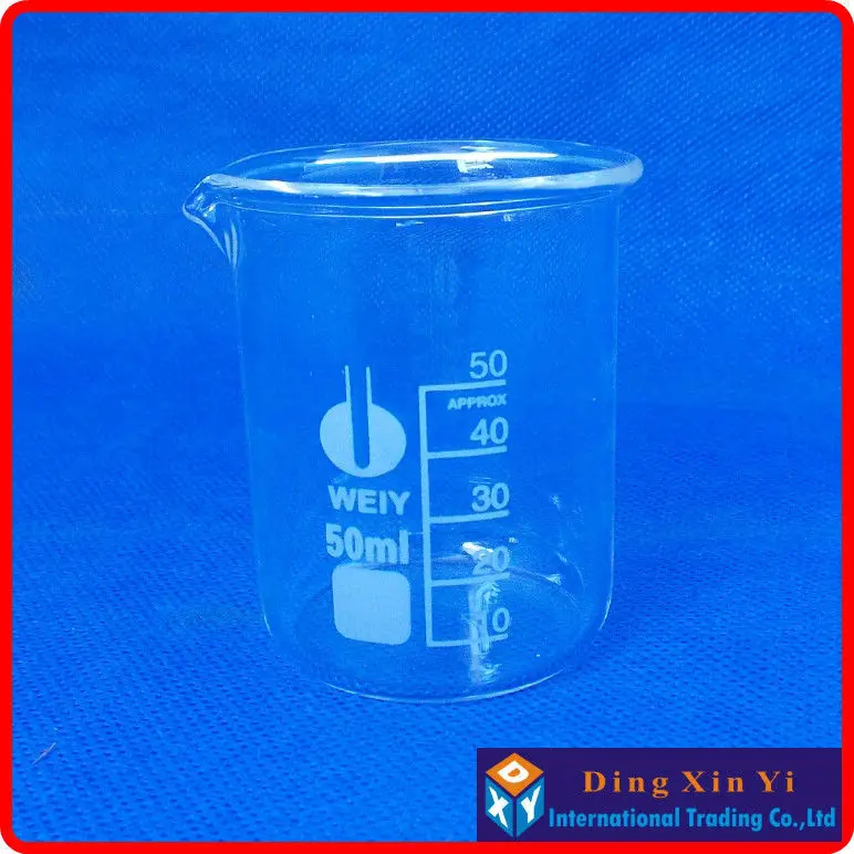 Vaso de vidrio de 5 piezas, 50, 100, 150, 200, 250ml, forma baja, nuevo, alta calidad