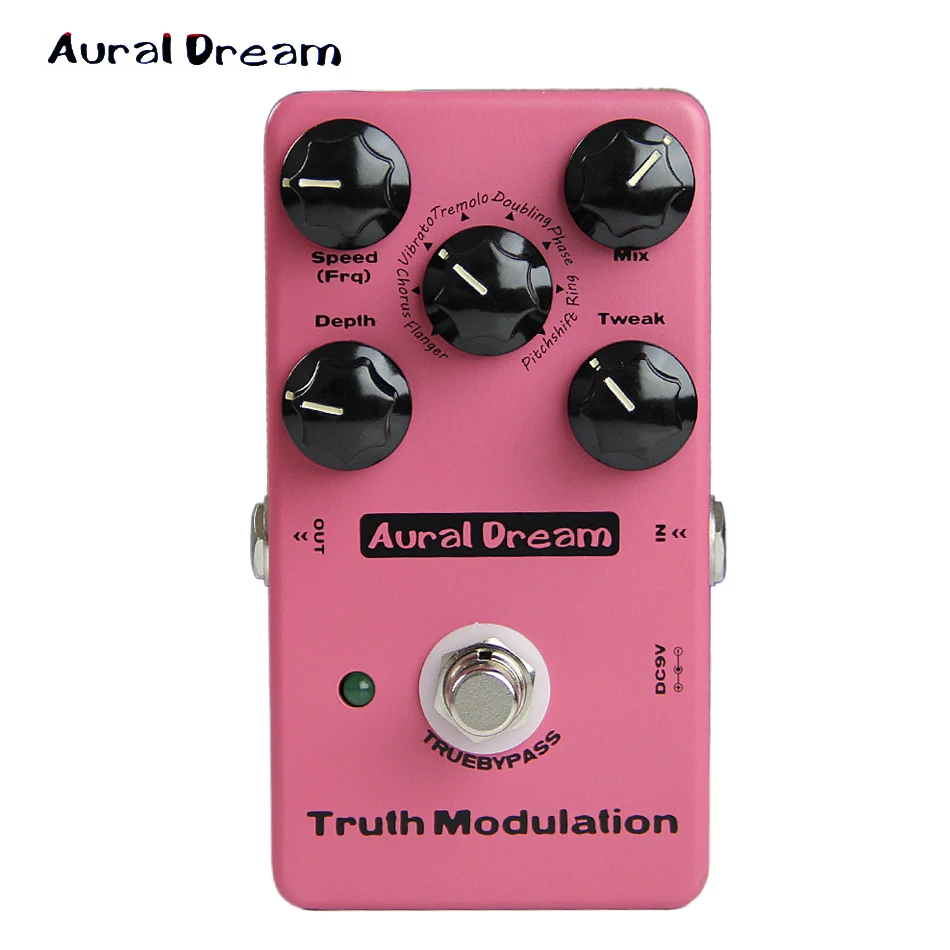 Aural Dream 8 Mode MOD Flanger Chorus Vibrato Tremolo Doubling Phase Ring Pitchshift digital MOD Guitar effect Pedal  Post rock