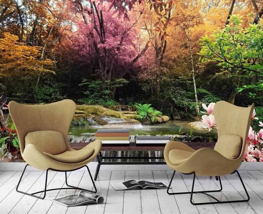 

customize wall paper mural 3d landscape 3d wall murals wallpaper Living room bedroom wallpaper Modern pastoral background