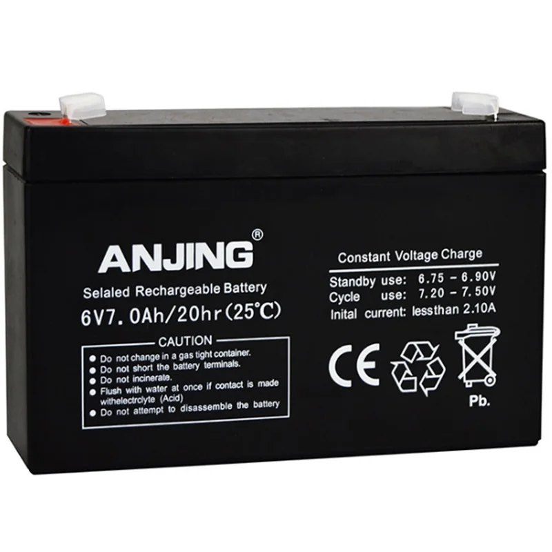 AJ-6V7AH Battery For Children Electric Toy Car Children\'s Carrier UPS Reserve LED Table Light Lead Acid Rechargeable Batteries