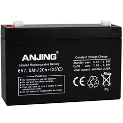 AJ-6V7AH Battery For Children Electric Toy Car Children's Carrier UPS Reserve LED Table Light Lead Acid Rechargeable Batteries