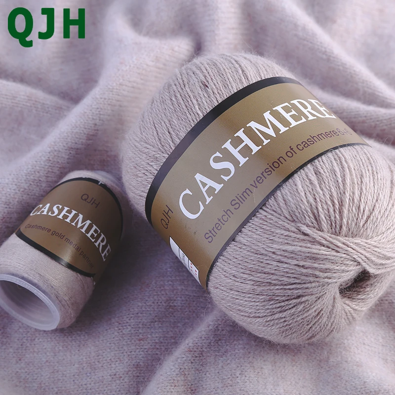 Worsted 70g/pcs Natural 100% Mongolian Cashmere Yarn,Fall&Winter Warm Genuine Soft Wool Line For Hand-Weaving Sweater Scarves