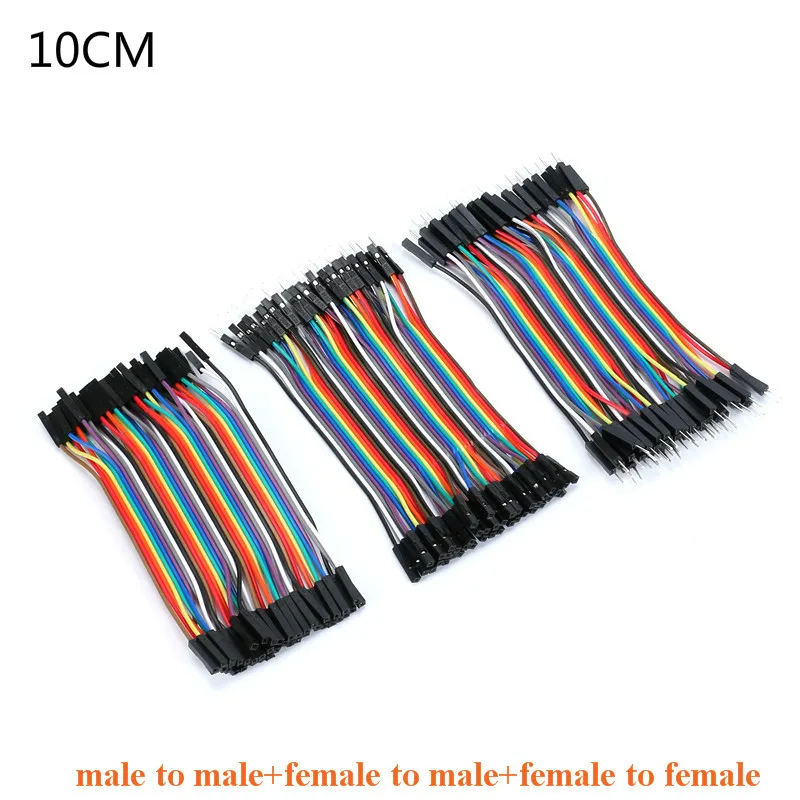 Dupont Line 10/20/30/40CM 40Pin Male to Male + Male to Female and Female to Female Jumper Wire Dupont Cable for Arduino DIY KIT