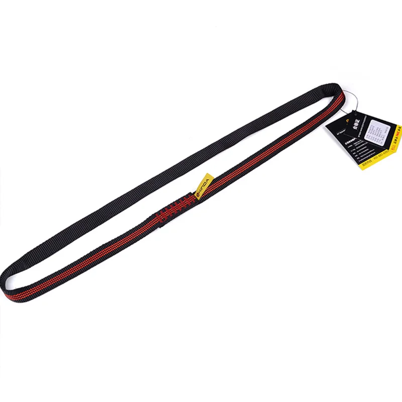 Professional Outdoor Rock Climbing Equipment Mountaineering Belt Support Protective Sling High Strength Wearable Polyester Belts