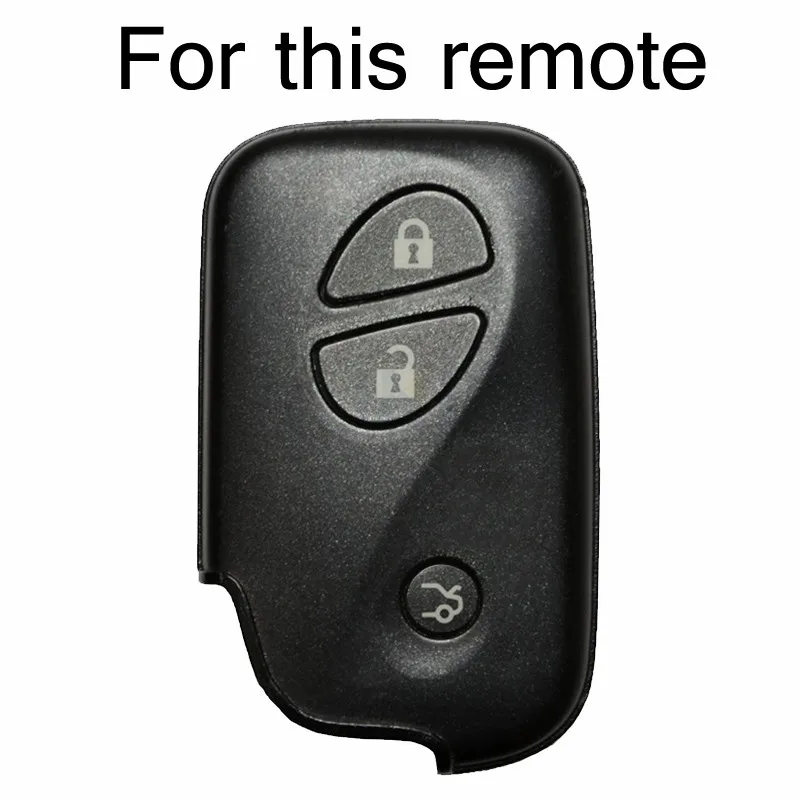 AX 3 Button For Lexus IS IS250 GS300 IS220 LS460 RX350 RX450h CT200h Silicone Remote Key Case Fob Shell Cover Jacket Sleeve