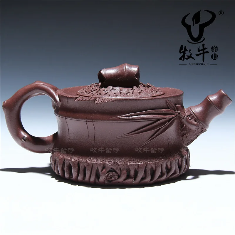 Yixing purple clay teapot bamboo root 290 ml ore teapot teapots mixed batch of special offer