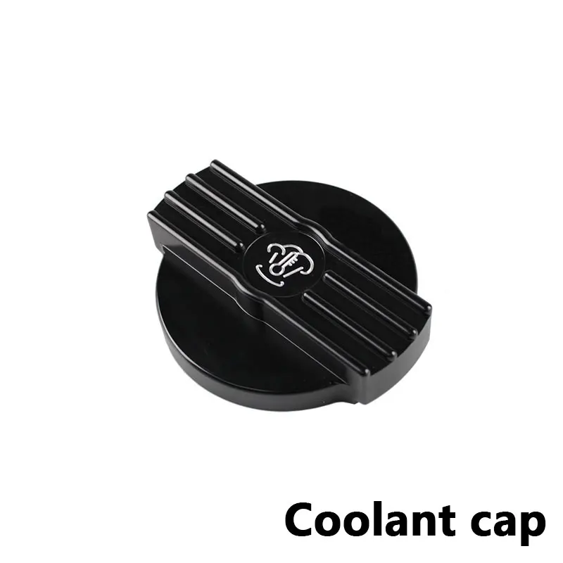 Aluminum Black Oil Filler Cap Coolant Cap Water Tank Cover  for audi VW CC golf 6 GTI R MK6 Scirocco EA888 RS3-CAP010