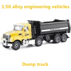 1:50 alloy engineering vehicles,high simulation dump truck model,metal diecasts,toy vehicles,can slide puzzle toys,free shipping