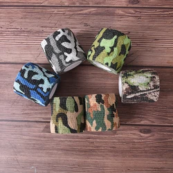 Self-adhesive Camo Stretch Bandage 5CM*4.5M Tactical Non-woven Protective Camouflage Tape For Rifle Gun Flashlight Camo Tape