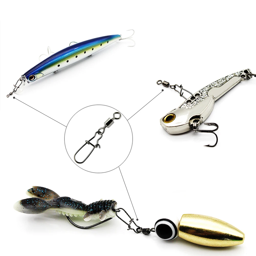 Eslabones de Acero Inoxidable para Pesca – Tallas 2#-10# - imagen 4