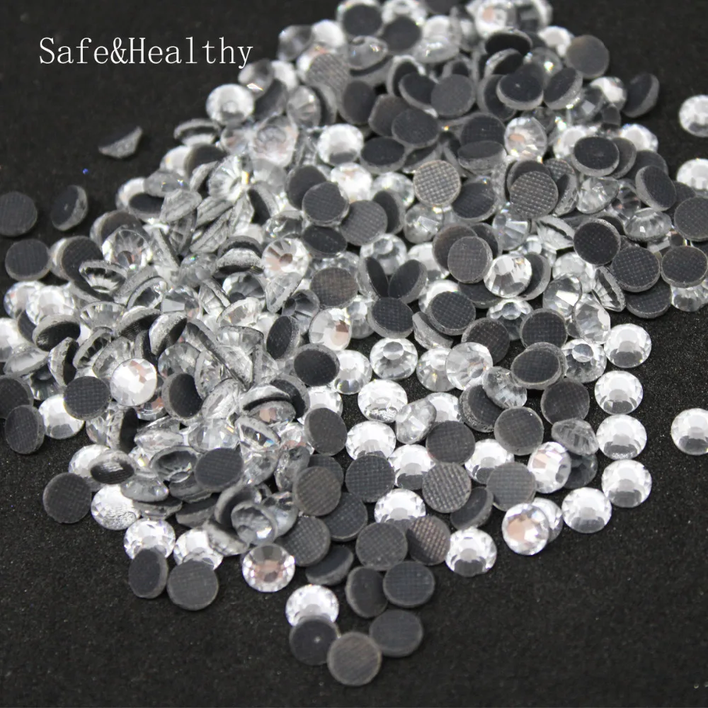 Crystal SS20 -SS50 Machine Glass Material DMC Hotfix Rhinestones Flatback Glass For Clothing Decoration