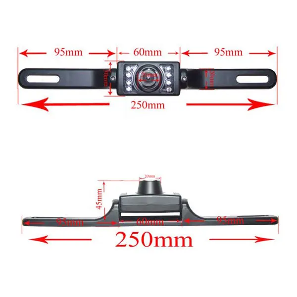 ANSHILONG Car Rear View Kit 4.3