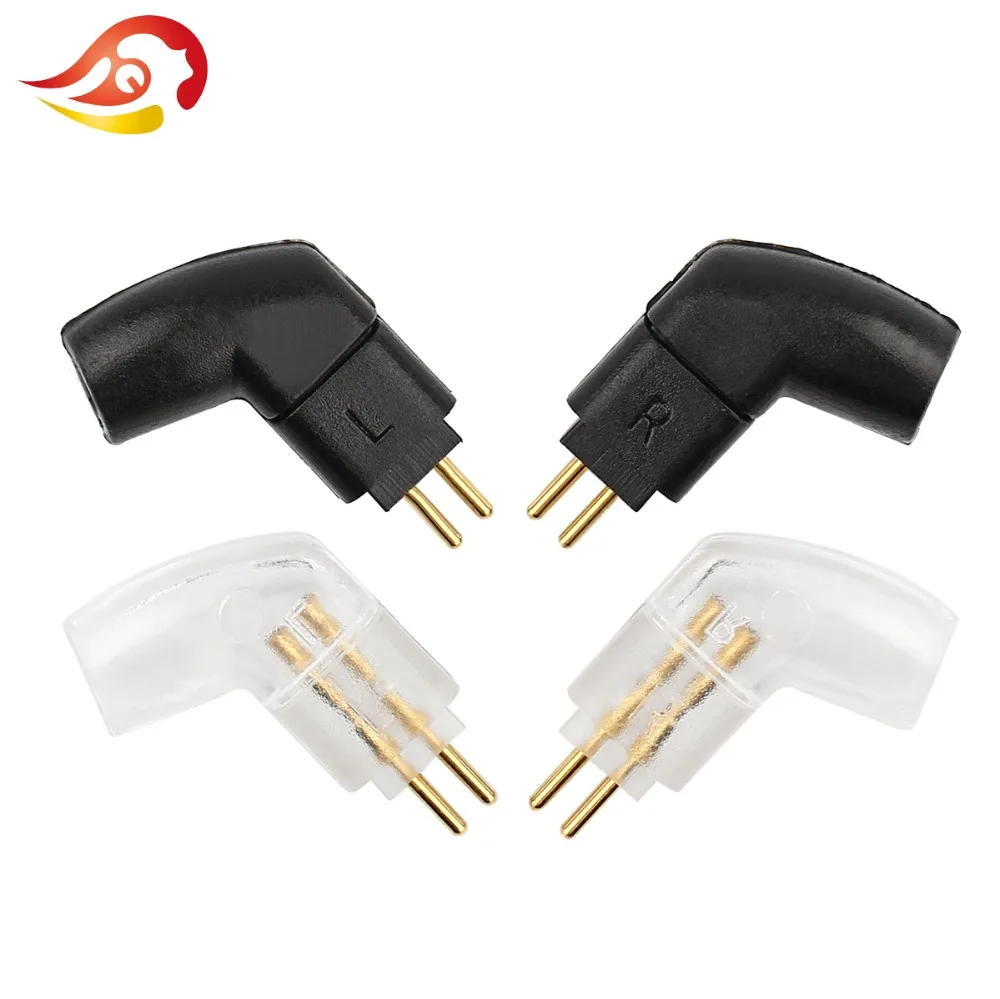 

QYFANG 0.78mm 90 Degree Earphone Pins Plug For W4r UM3X UM3RC ue11 ue18 JH13 JH16 ES3 DIY Solder Wire Connector Headphone Jack