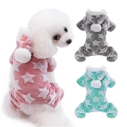 Cute Dog Clothes Jumpsuit Warm Winter Puppy Cat Coat Costume Pet Clothing Outfit For Small Medium Dogs Cats Chihuahua Yorkshire