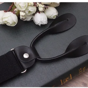 Novo homem suspensórios de couro real 6 botão cinta cinta moda suspensorio ajustável ligas tirantes 3.5*120cm sem caixa 10 principais vendas suspensorio botão - №7