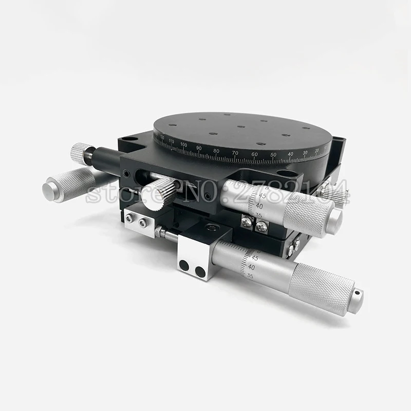 Imagem -03 - Xyr Manual Plataforma de Corte Mesa de Tradução Mesa Rotativa Trilho Cruzado 90x90 mm Ls90-l Xyr90-l