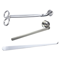 Stainless Wick Snuffer tijera Tool Hook Clipper Steel Candle tesoura Cutter Trimmer Oil Lamp Trim scissor