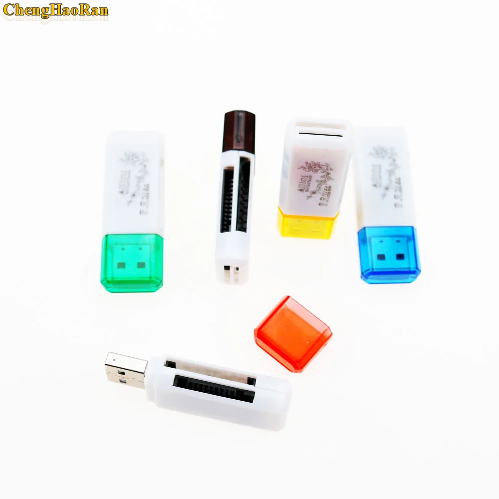 1pcs High Quality Mini USB 2.0 Card Reader for Micro SD Card TF Card Adapter Plug and Play Colourful Choose from for Tablet PC