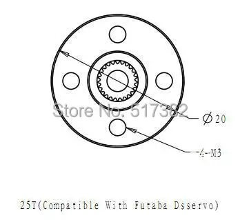 Freeship 100x Servo Arm Round type Disc 25T  with screws Metal Horns For DS3218 DS3115 ACE Robot