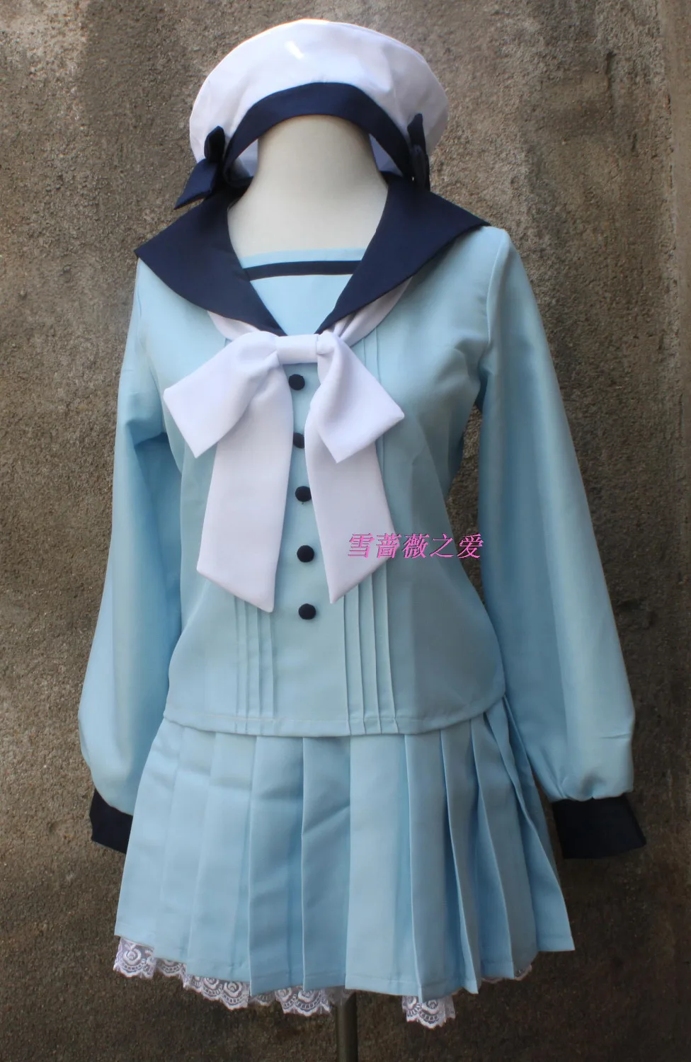 

Anime Black Butler Kuroshitsuji Ciel Phantomhive Elizabeth Cosplay Costume top+skirt+hat 11