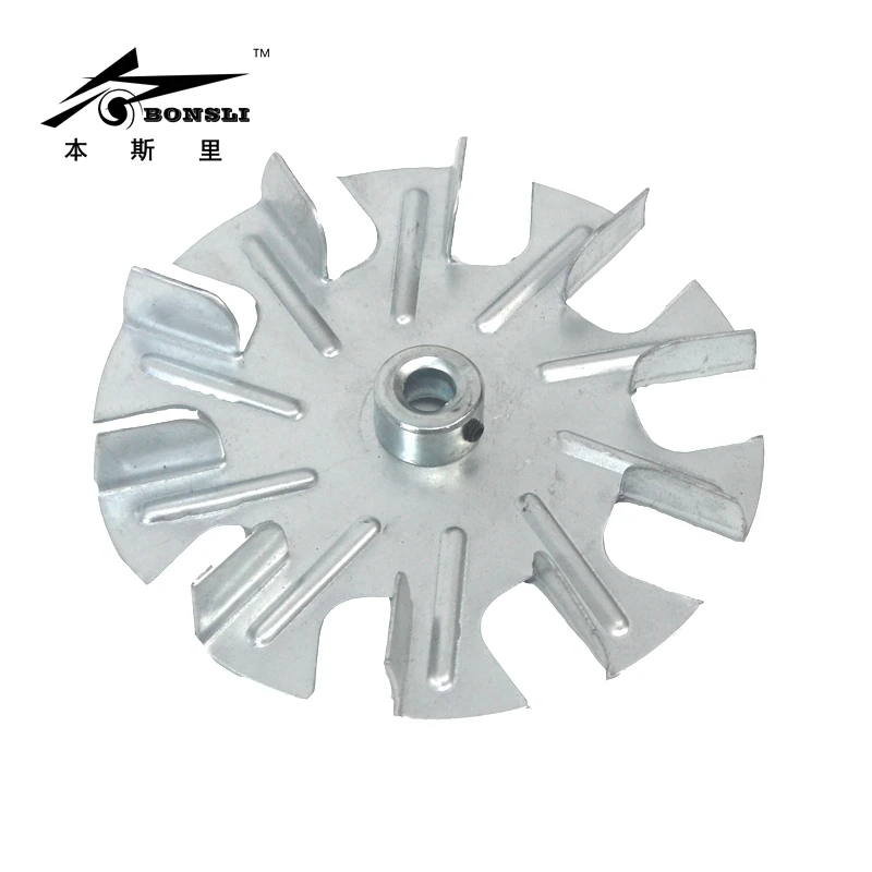 84mm diameter 12mm height  small vane impellers iron blade motor parts