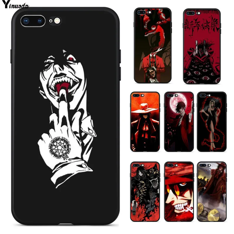 Anime Hellsing Alucard Fan Ultrathin Novelty Fundas Phone Case Cover for Apple iPhone 8 7 6 6S Plus X XS MAX 5 5S SE XR