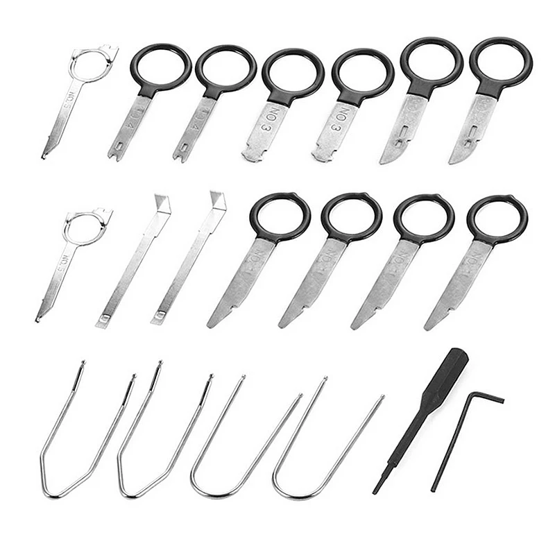 20 Pieces/kits Professional Automotive Interior Audio Stereo Car CD Player Radio Removal Keys Tool Set