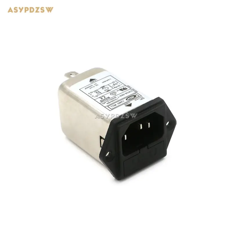 CW2A-06A-T EMI Power filter Single phase socket with Insurance box AC 115V/250V Filter Purifier