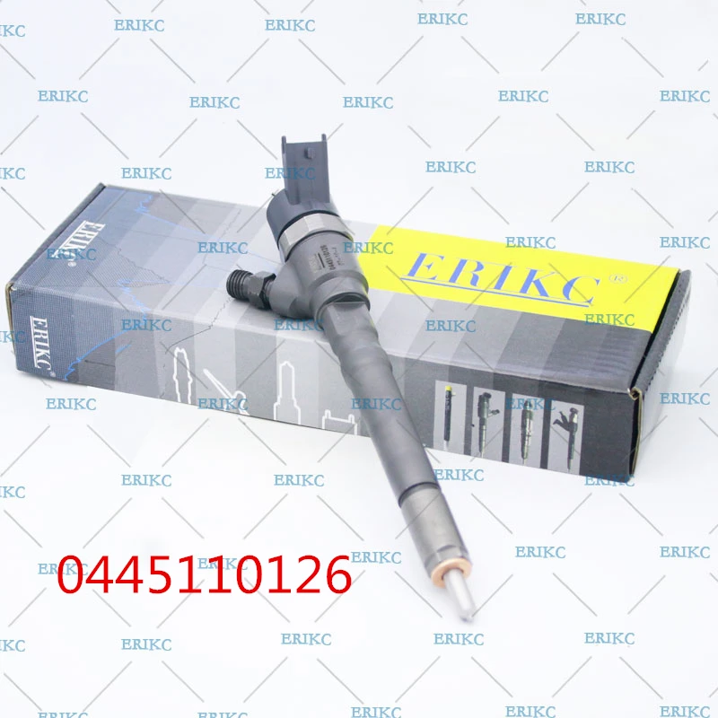 

ERIKC 0445110126 33800-27900 Auto Parts CRI Common Rail Injector 0 445 110 126 For Cummins 5263319 HYUNDAI 2.0 Engine