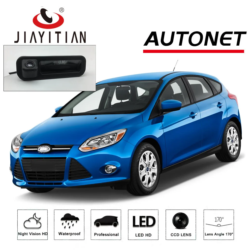 

JIAYITIAN Car Trunk Handle Camera For ford focus 3 Wagon 2011 2012 2013 MK3 CCD backup camera rear view camera Parking Camera