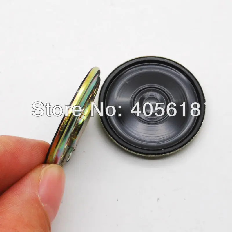 10Pcs 0.5W 8Ohm Magentic Type Ronde Metalen Shell Micro Speaker Hoorn D30mmxH5mm