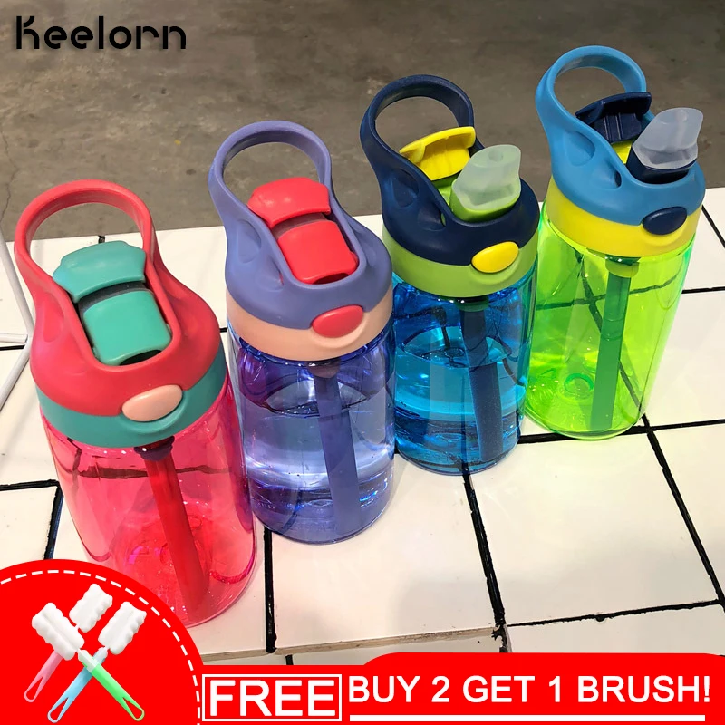 Keelorn 480ML High Quality Hot Sale Adult Children's Belly Bottle Drop-proof Bottle Student plastic Bottle personality