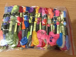 Color Embroidery Cross Stitch Floss, Choose Any CXC Threads Number, 100 Skeins of Thread, DMC