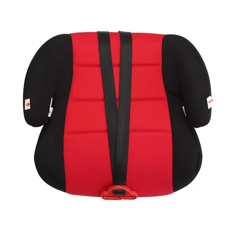 New Children Car Booster Seat Safety Chair Heightening Pad With Safety Belt For Baby Kids Red