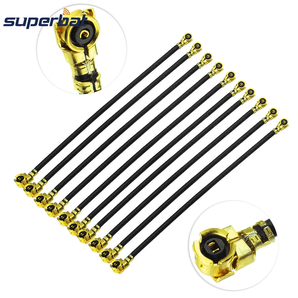 Superbat U.FL Generation Female Right Angle to U.FL four Generations Jack RA 1.13MM 5cm RF coaxial Cable Assembly