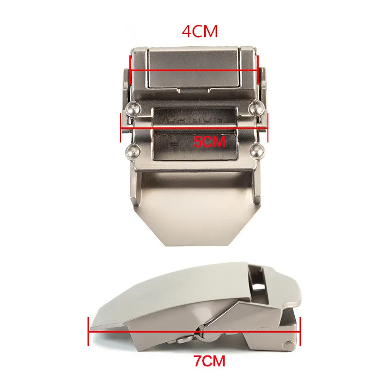 Metal 40mm Width Men\'s Tactical Belt Buckle Alloy Material for Canvas Belt Jean DIY Clothing Accessories