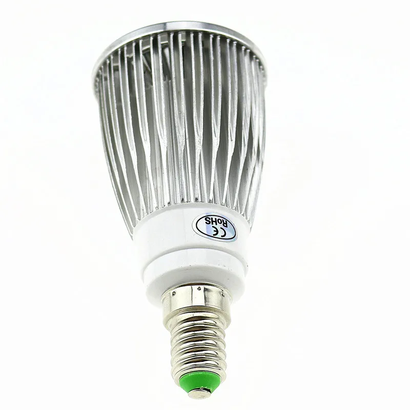 1x holofote led cob alto lúmen e14 9w 12w 15w regulável ac110v 220v, lâmpada de led, luz quente/fria branca