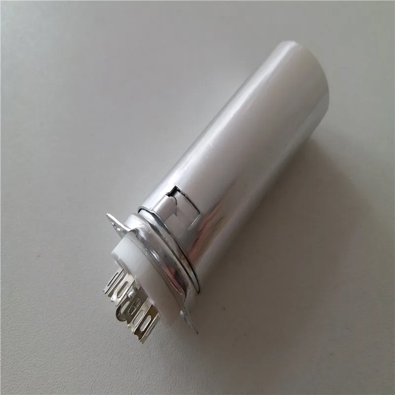 4pcs ceramic tube socket Shield GZC9-F-A-70 9pin silver Shield caps scaffolding for amplifier tube socket