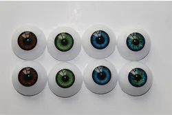 Novo 18mm /24/22/20mm reborn boneca/bjd boneca globo ocular com cores diferentes a maioria de venda quente reborn bonecas acessórios para crianças diy