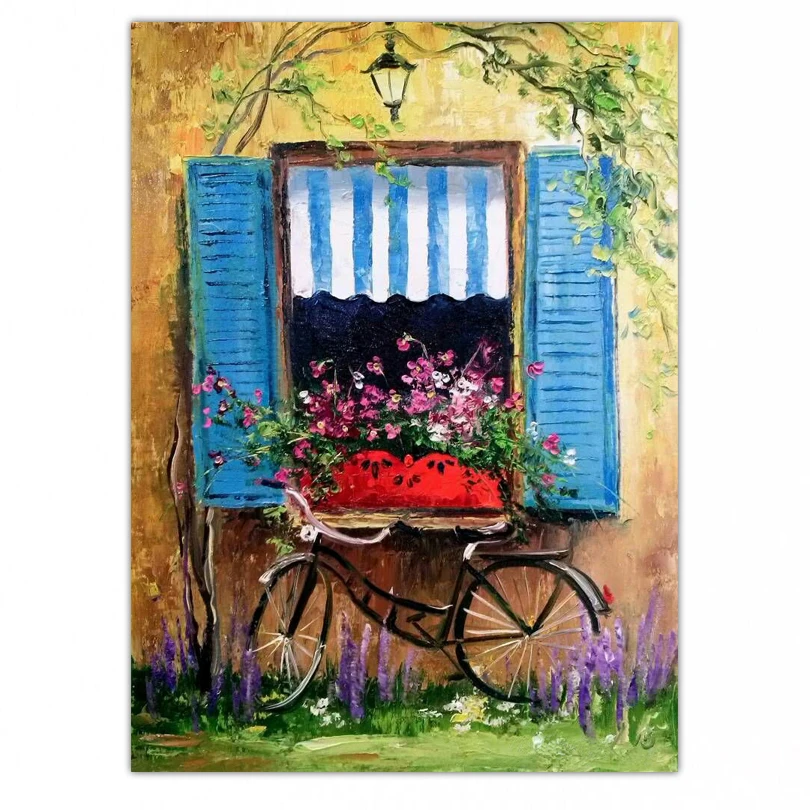 

DONGMEI OILPAINTING Hand painted oil painting Home Decor painting High quality knife painting landcape pictures DM18288