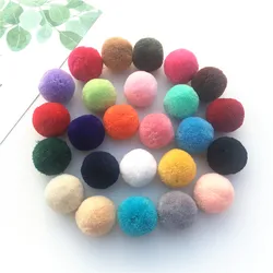 8pcs/lot 40mm Large Pompom Fur Balls For Kids DIY Scrapbooking Wedding Home Decoration Plush Pompoms Ball Flowers Crafts