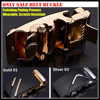 20p! Men's Polishing  Plating Alloy Automatic Belt Buckle Head,Suitable 3/3.5CM Standard Width Belt,Wearable,Scratch Resistant