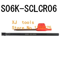 S06K-SCLCR06/S06K-SCLCL06,6mm*100 boring bar internal turning tools screw locked mini lathe tool holder for CCMT 060204 inserts