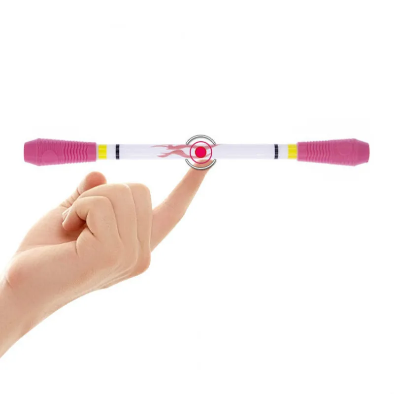 2 Stuks Creative Spinning Pen Turn Om Scroll Balpen Multifunctionele Briefpapier Verbeteren Leren Kids Kantoorbenodigdheden