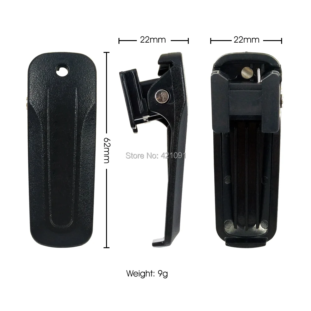 Battery Belt Clip for Kenwood TK-U100 TK-3000M TH-K20A TK-2000T Walkie Talkie Two Way Radio Back Clip