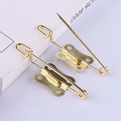 30pcs /lot Gold safety pins 30*11mm unique design DIY Sewing Tools