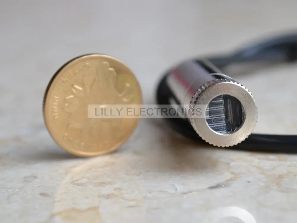 Violet/Blue Focusable 50mw 405nm Laser Cross  Module w/EU standard AC Adapter