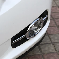 1 Pair Chrome Front Fog Lamp Light Cover Trim For Chevrolet Chevy Cruze 2009-201