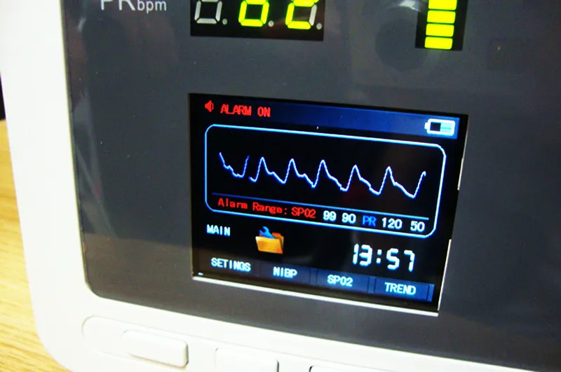 2018 New Portable Patient Monitor w NIBP SPO2 Blood Oxygen Pulse Rate Home Use Vital Signs Patient Monitor