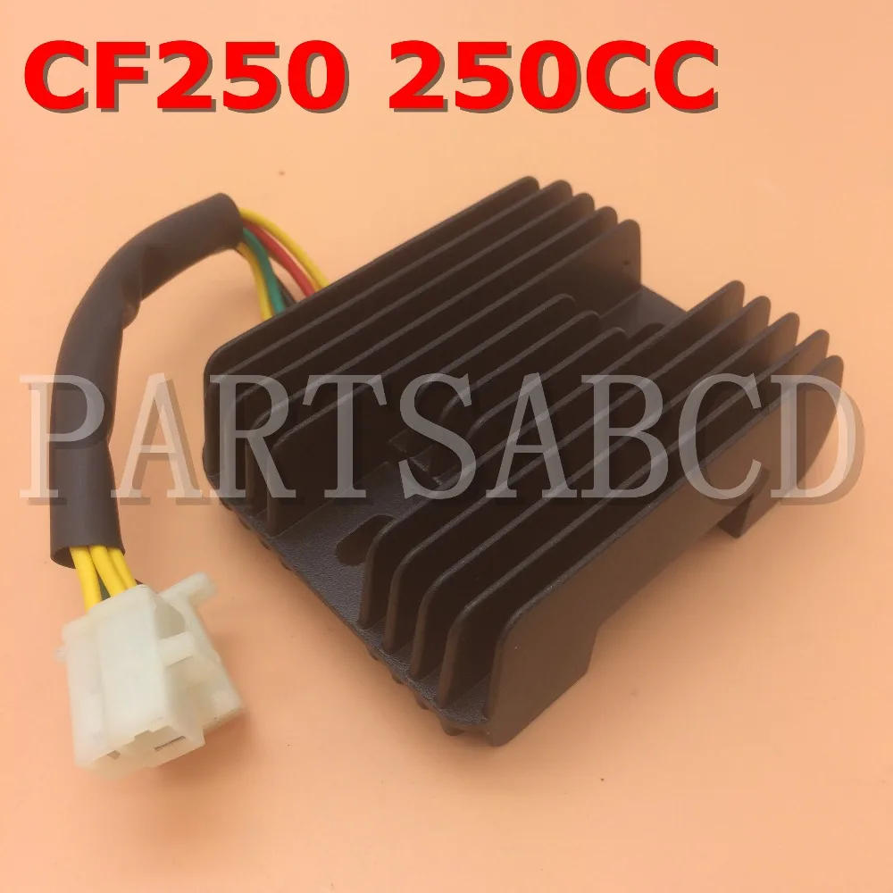 

PARTSABCD CF250 Regulator Rectifier For 250cc Helix CN250 Roketa MC-54 Jonway YY250T Dirt Bike ATV Quad Go Kart Moped Scooter